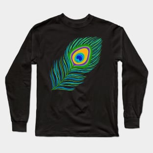 Peacock feather Long Sleeve T-Shirt